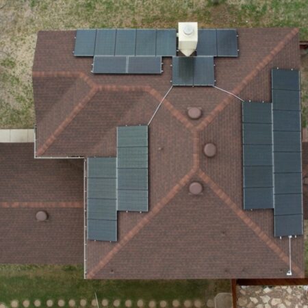 Solar home in Texas